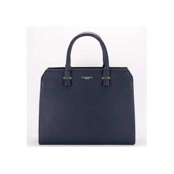 Geanta neagra  H6998 13 Negru - Bleumarin