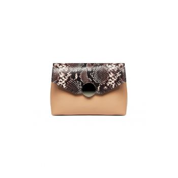 Geanta Plic Dama Piele naturala -  capuccino