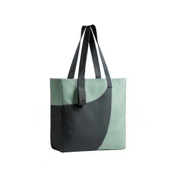 Geanta tote unisex Meclo - Negru/Verde sparanghel