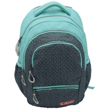 Ghiozdan Ergonomic Zipper Pro, Motiv Circles, 43 cm Inaltime, 29 Latime