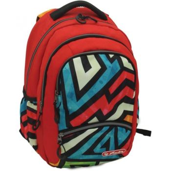 Ghiozdan Ergonomic Zipper Pro, Motiv Graffity, 43 cm Inaltime, 29 Latime
