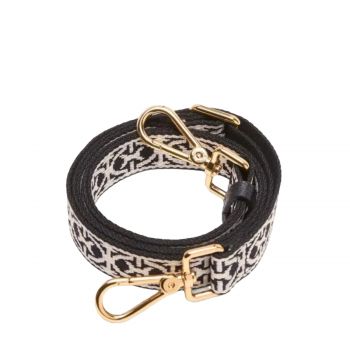 Monogram shoulder strap noir
