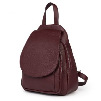 Rucsac din piele naturala Dante grena