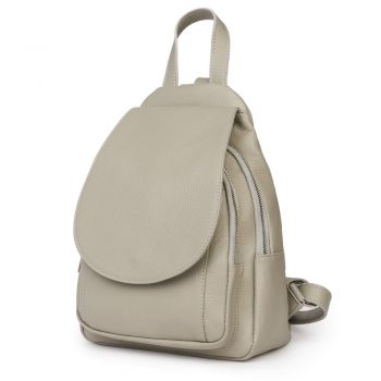 Rucsac din piele naturala Dante gri