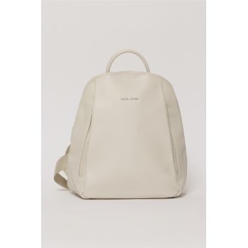 Rucsac ivory cu design structurat