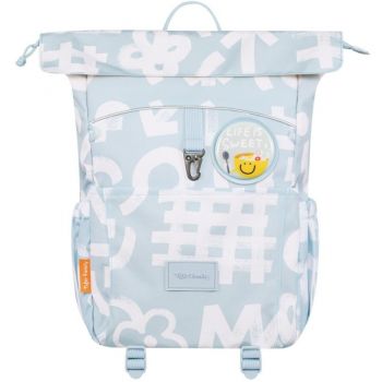 Rucsac Kanga Roll, Motiv Breeze, 38 x 27 x 15 cm, Albastru