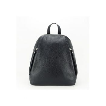 Rucsac negru din piele naturala 1506 121 18788 - Negru