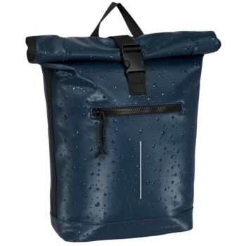 Rucsac New Rebels Droplets New York Rolltop, 30 x 12 x 43 cm, Navy