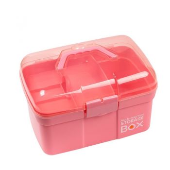 Set 2 x Cutie Manichiura Compartimentata SensoPRO Milano, Roz, Medie