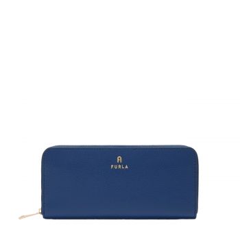 Camelia l zip around slim indigo + corolla