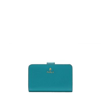 Camelia m compact wallet amatore blue + cristallo
