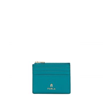 Camelia s zipper card case amatore blue