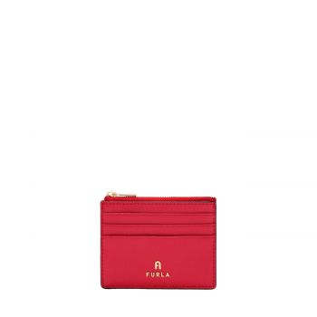 Camelia s zipper card case ruby