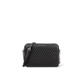 Geanta crossbody de piele ecologica Erdana Chic - Negru