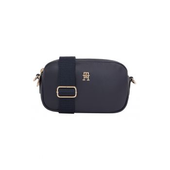Geanta crossbody de piele ecologica Poppy - Bleumarin