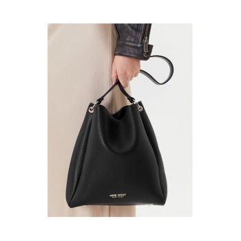 Geanta dama  CEO-ARIA - neagra - material textil