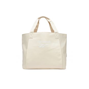 Geanta dama  ecru - model RBK-B-003-07 - material textil - universala