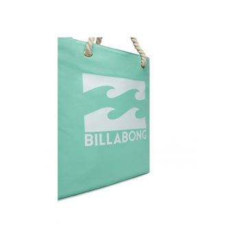 Geanta dama  turcoaz - material universal