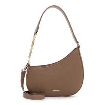 Geanta de umar cu logo metalic - Maro inchis