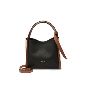 Geanta GRYXX neagra, 6630, din piele ecologica
