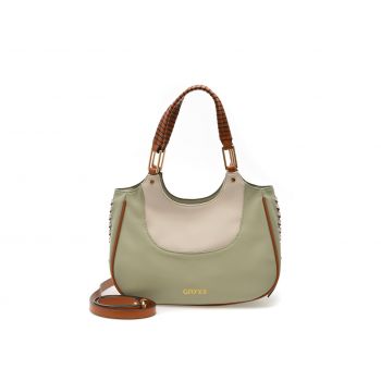 Geanta GRYXX verde, 433, din piele ecologica