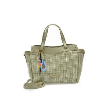 Geanta GRYXX verde, 8540, din piele ecologica