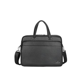 Geanta messenger din piele Erebor - Negru