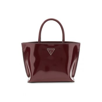 Geanta shopper din piele ecologica Arnela - Visiniu