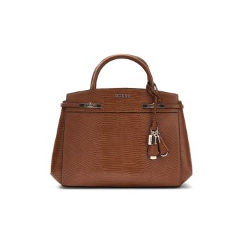 Geanta tote din piele ecologica Melinda - Maro cognac