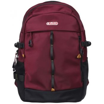 Ghiozdan Ergonomic Modern Fit, Bodro Burgundy, 44 cm Inaltime, 31 cm Latime