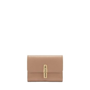 Iride s compact wallet greige + sabbia