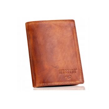 Portofel barbati -  Denimo High Wallet - piele naturala - maro - dimensiune universala