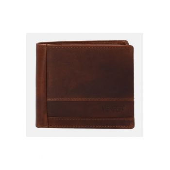 Portofel bidold din piele naturala