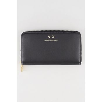 Portofel cu fermoar Jane - Negru