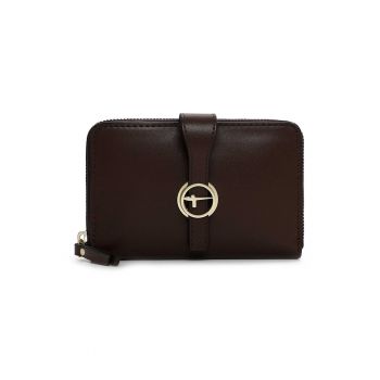 Portofel de piele ecologica cu logo metalic