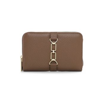 Portofel mic cu fermoar si logo