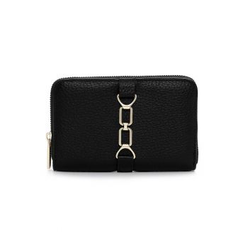 Portofel mic cu fermoar si logo