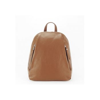 Rucsac camel din piele naturala 1506 121 17676 - Maro camel
