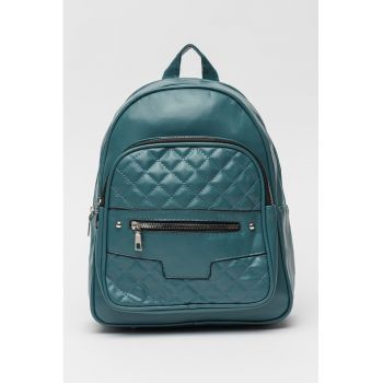 Rucsac cu insertii matlasate - Albastru petrol