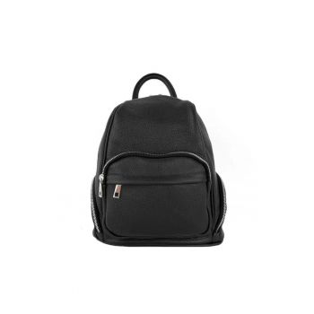 Rucsac dama din piele naturala  Casandra - Negru