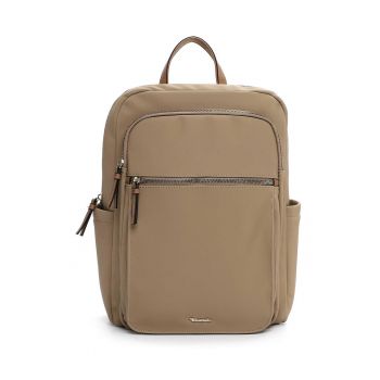 Rucsac din piele ecologica cu compartiment pentru laptop cu buzunare cu fermoar