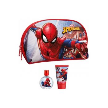 Set cosmetice pentru copii Marvel Spider-Man - apa de toaleta 50 ml - gel de dus 100 ml - necesar cosmetic - multicolor