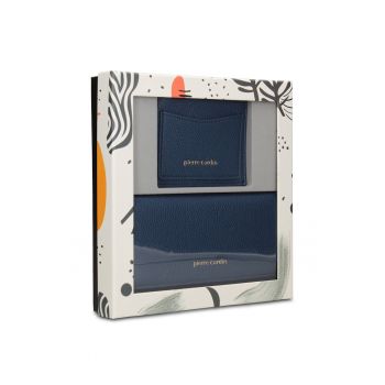 Set de portofel si portcart Celeste Ultra - 2 piese - Albastru