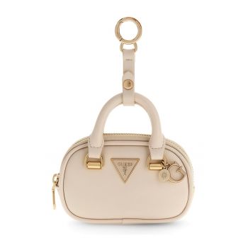 Breloc cu etui cu fermoar - Maro nisip