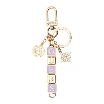 Breloc cu logo - Auriu/Lila