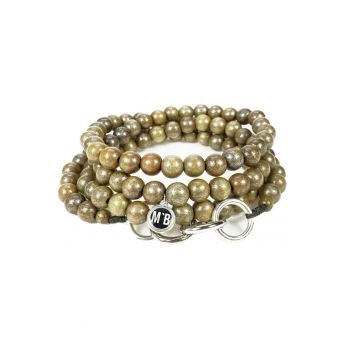 Breloc pentru telefon din margele de lemn Mobeads