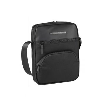 Geanta crossbody cu detaliu logo