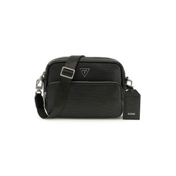 Geanta crossbody cu fermoar Milano - Negru