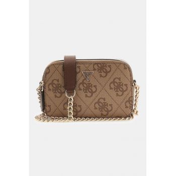 Geanta crossbody cu monograma Noelle - Maro camel