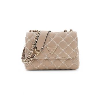 Geanta crossbody matlasata Giully - Bej